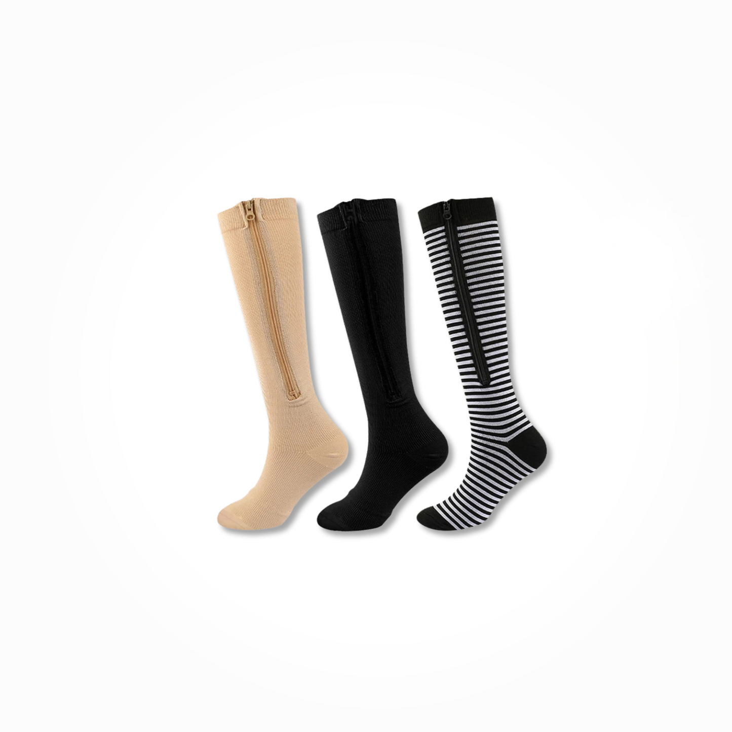 GlowSocks™ – Premium Compression Socks for Sculpted Legs, Swelling Relief & Everyday Glow