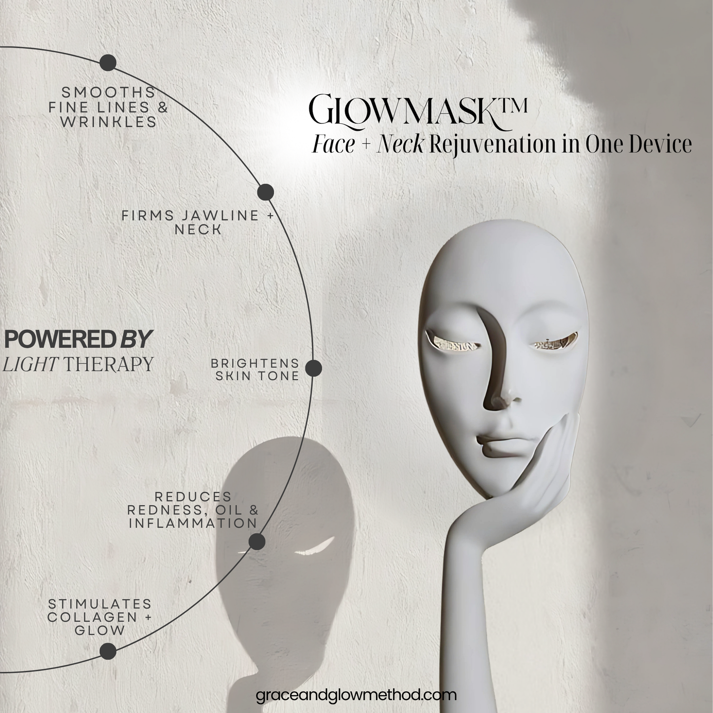 GlowMask™ – 7-Color LED Light Therapy Mask for Face & Neck