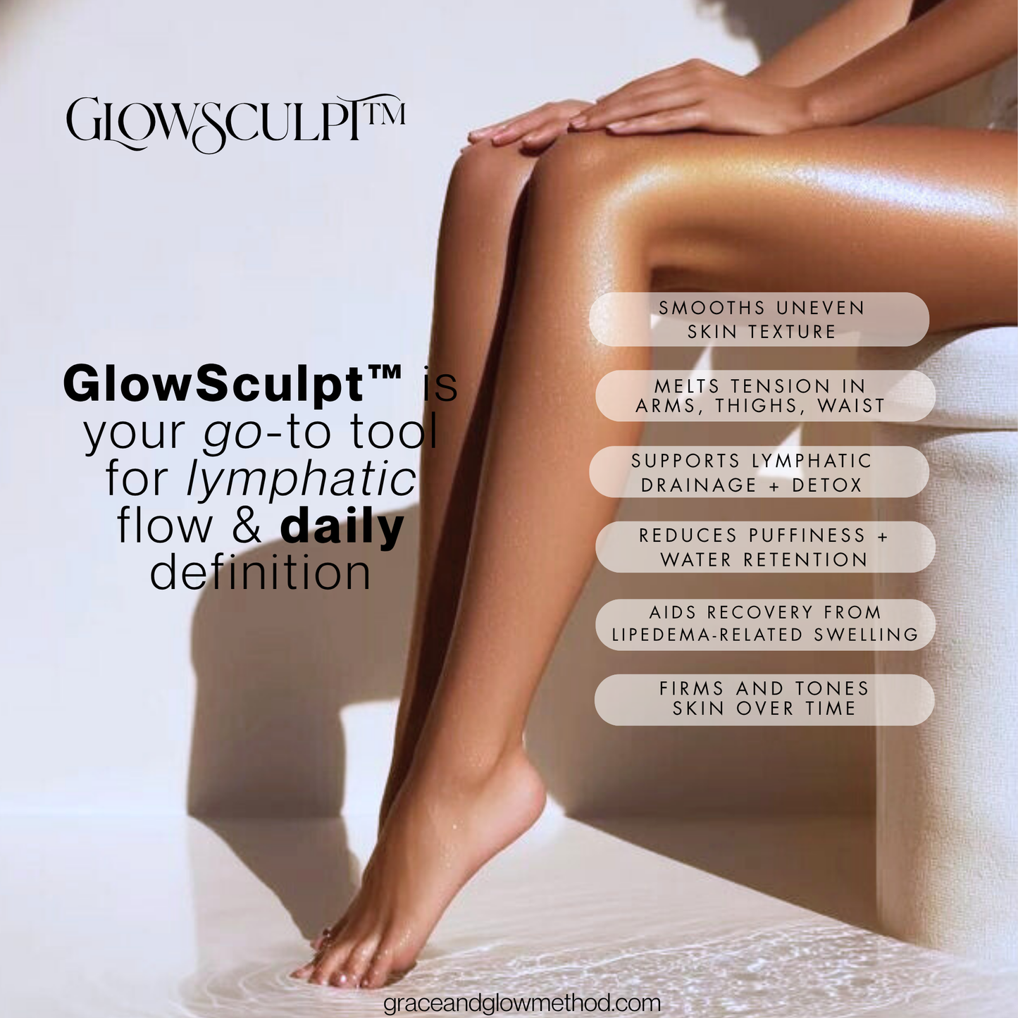 GlowSculpt™ – 360° Heated Red Light Massage Roller