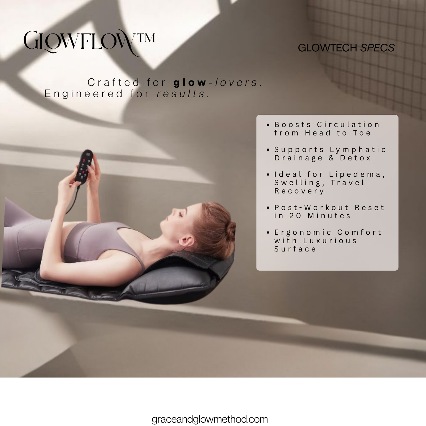 GlowFlow™ – Full Body Infrared Compression Therapy Mat