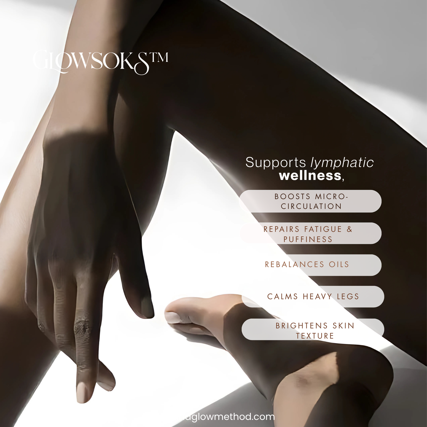 GlowSocks™ – Premium Compression Socks for Sculpted Legs, Swelling Relief & Everyday Glow