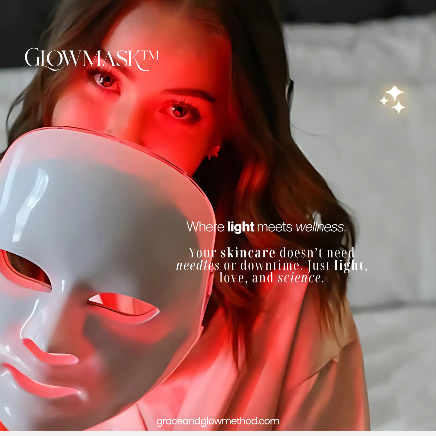 GlowMask™ – 7-Color LED Light Therapy Mask for Face & Neck