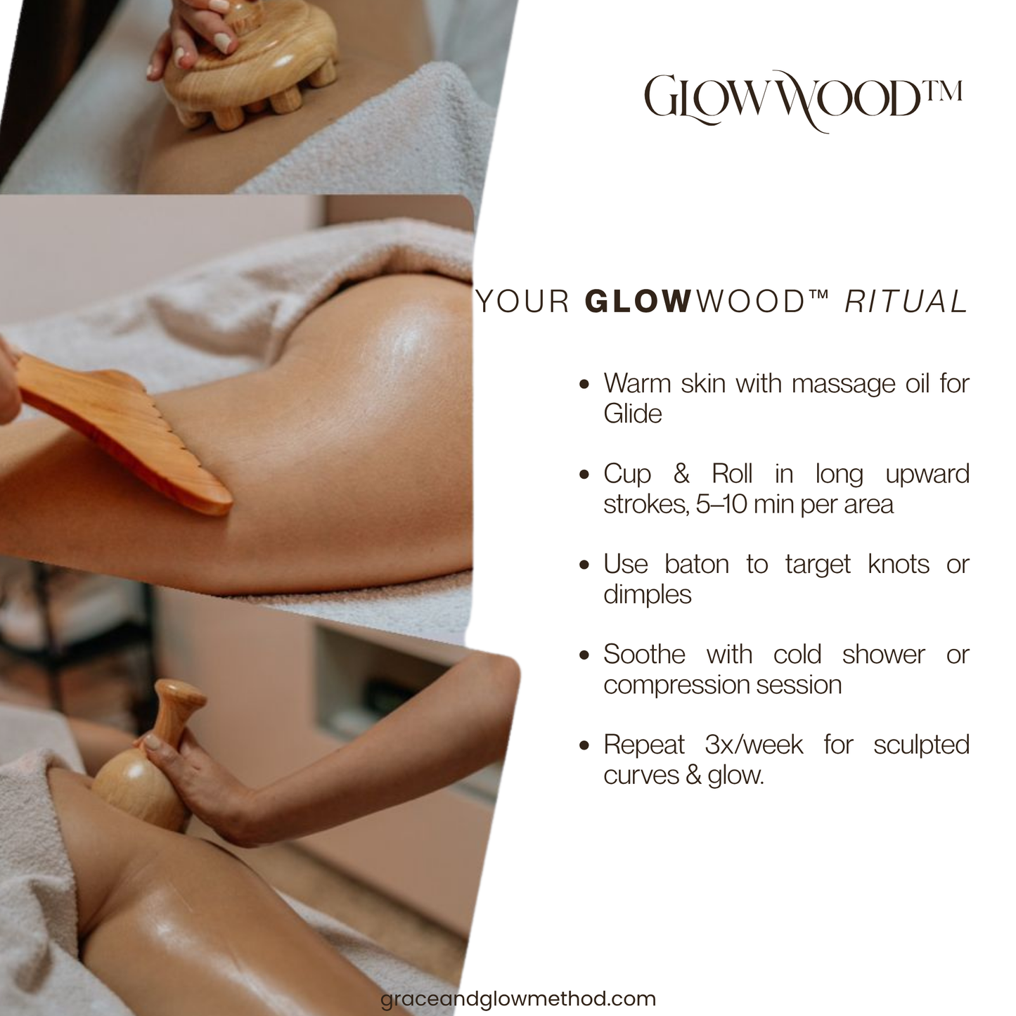 GlowWood™ Sculpting Therapy Tools - Body Contouring & Lymphatic Drainage Set