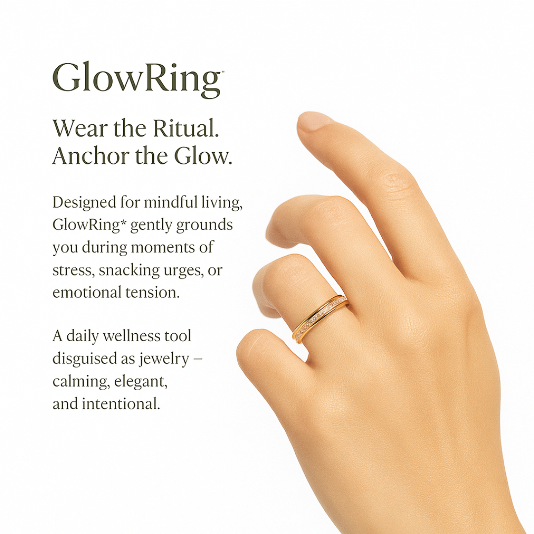 GlowRing™ – Spinner Slimming Ring for Stress Relief & Mindful Weight Loss
