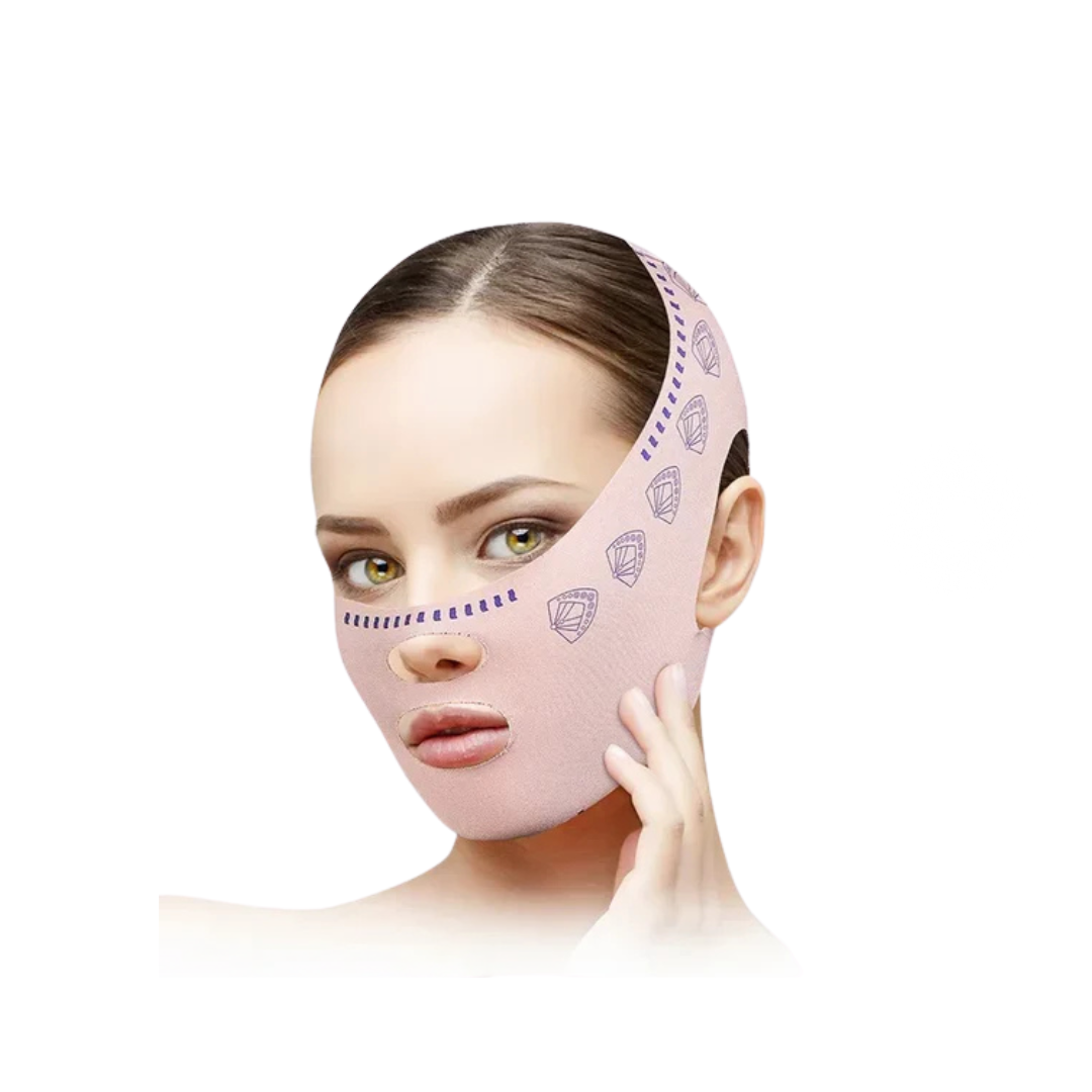 GlowLift™ – V-Line Face Sculpting Strap for Chin, Cheek & Jawline Contour | Grace & Glow Method™