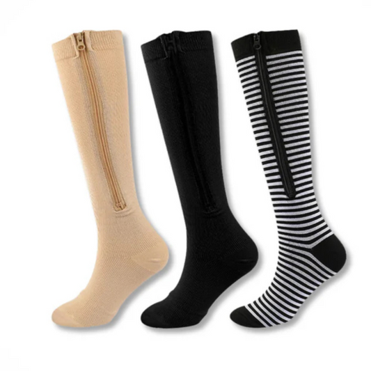 GlowSocks™ – Premium Compression Socks for Sculpted Legs, Swelling Relief & Everyday Glow