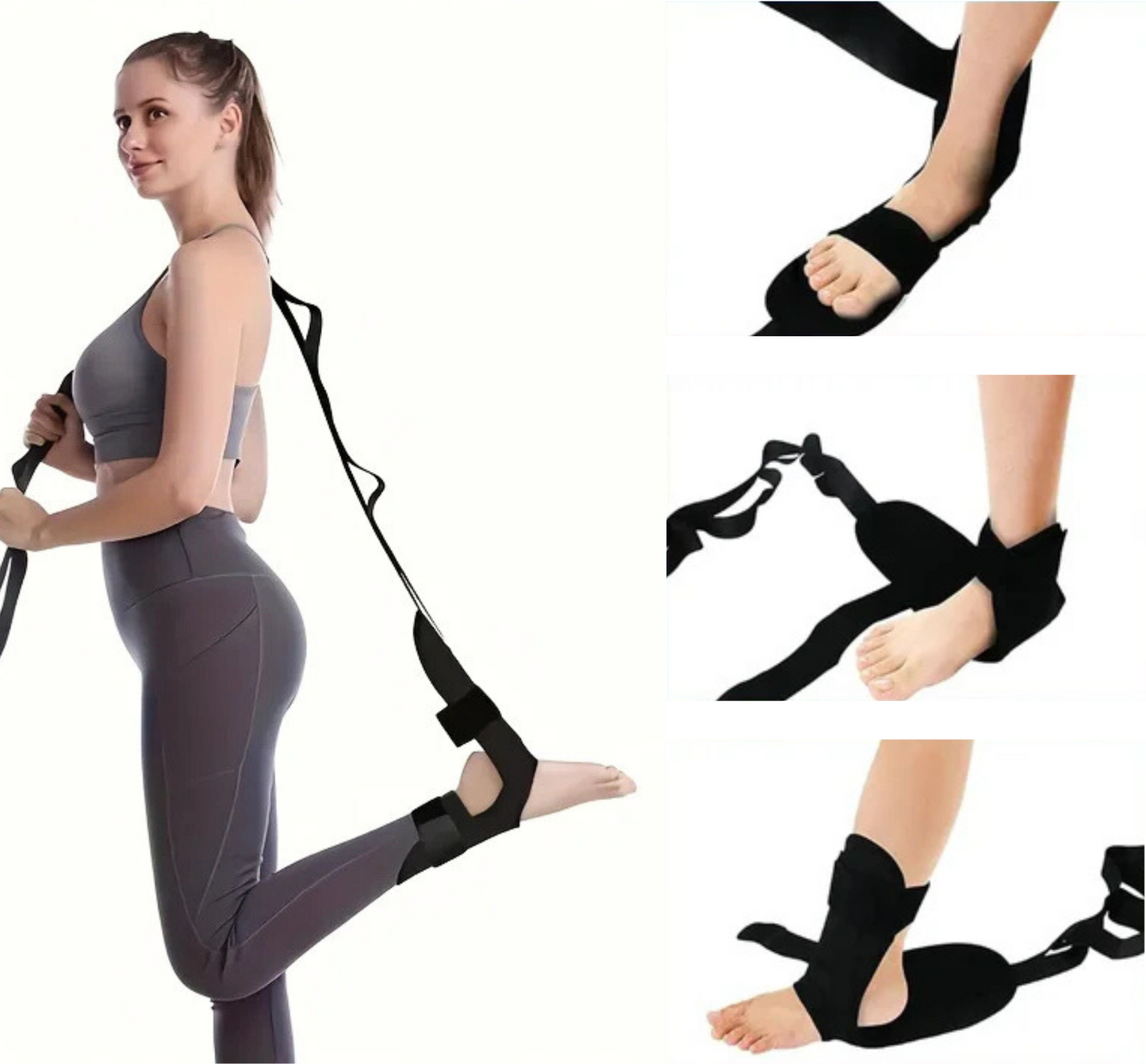 GlowStretch™ – Resistance Band for Legs, Lymphatic Flow & Flexibility