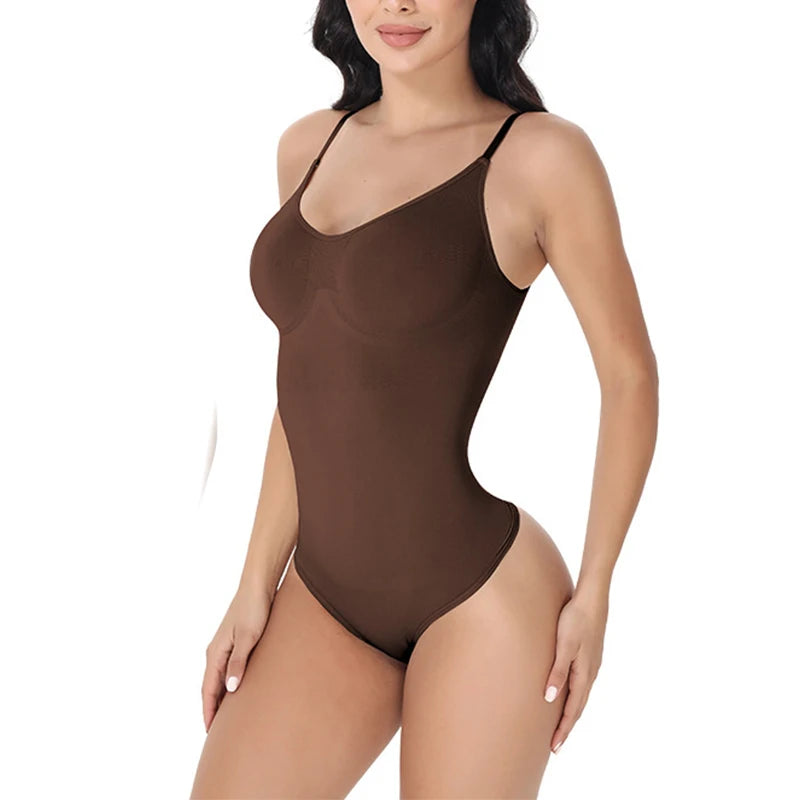 GlowBody™ – Seamless Daily Compression Bodysuit for Toning, Posture & Graceful Shaping