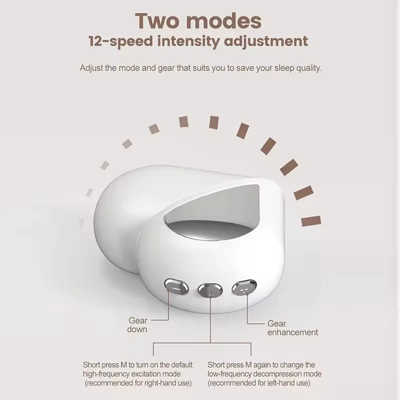 GlowCalm™ – Handheld EMS Microcurrent Sleep & Anxiety Relief Massager