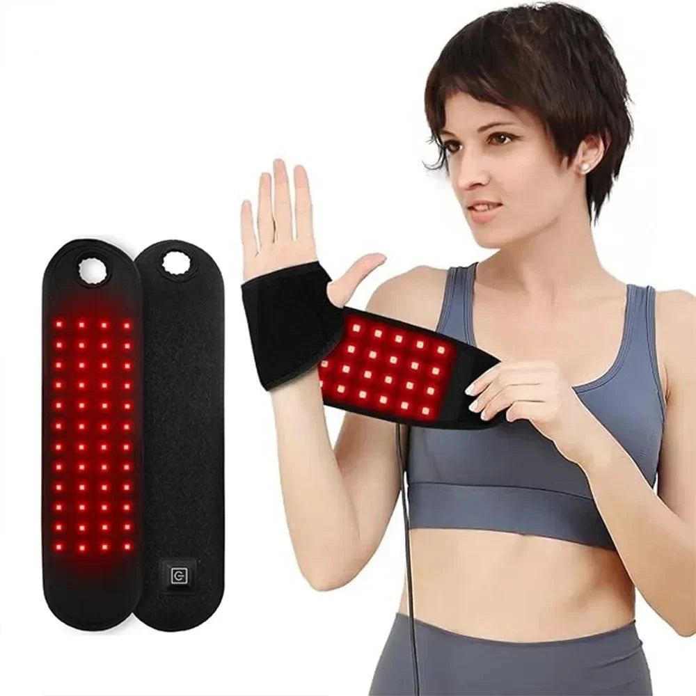 GlowWrap Pro™ – Red & Infrared Light Belt (660nm/850nm) for Pain Relief, Slimming & Lymphatic Detox