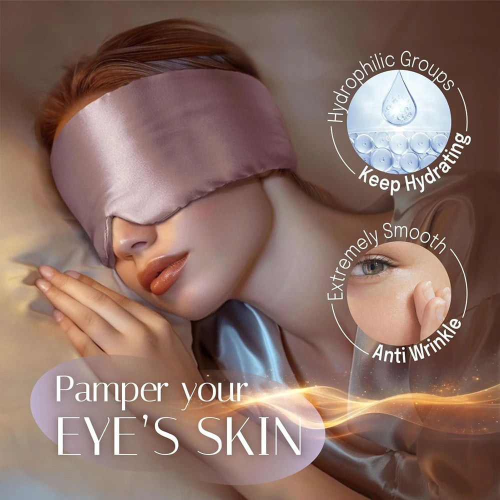 GlowSilk™ — Luxury Mulberry Silk Sleep Mask by Grace & Glow Method
