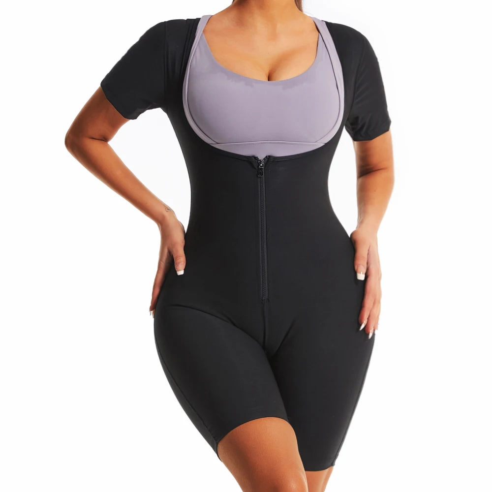 GlowFajas Sauna™ – Daily Thermo Shaping Bodysuit for Lymphatic Sweat & Contour Support