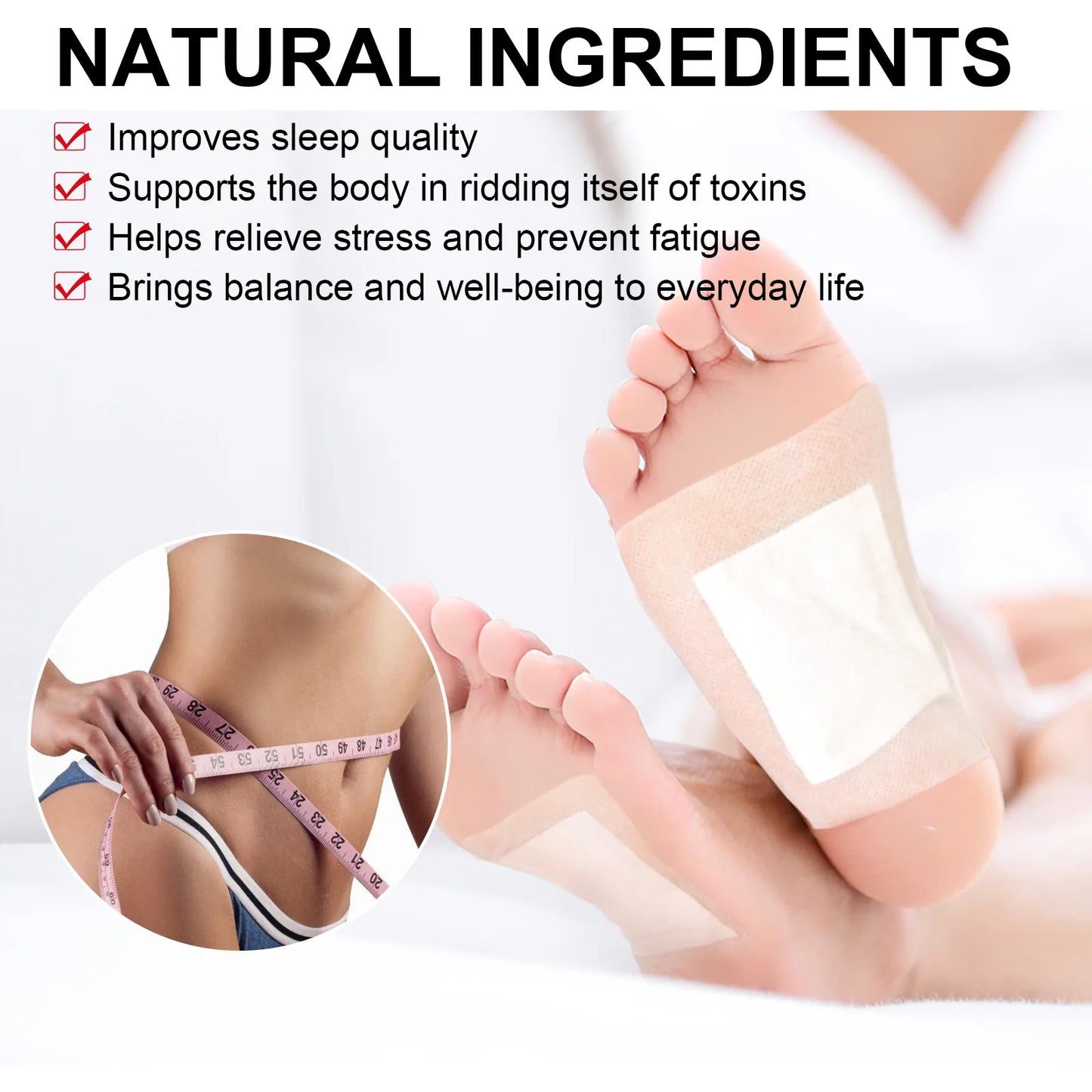 GlowDetox™ – Bamboo Ginger Foot Pads for Night-Time Cleanse | Grace & Glow Method™