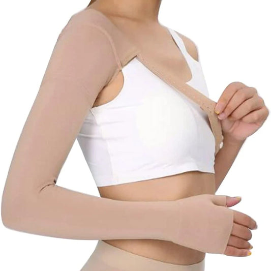 GlowRecover Sleeve™ – 30–40mmHg Compression Arm Sleeve for Swelling, Edema & Lymphatic Support