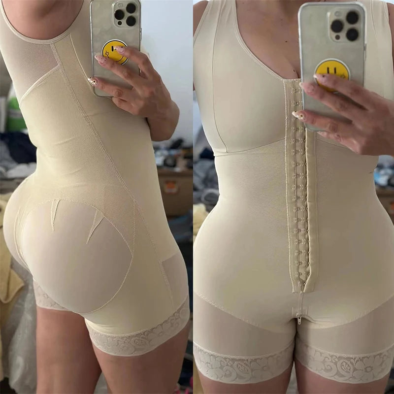 GlowFajas™ – Sculpting Compression Bodysuit for Lymphatic Drainage, Posture & Silhouette Support