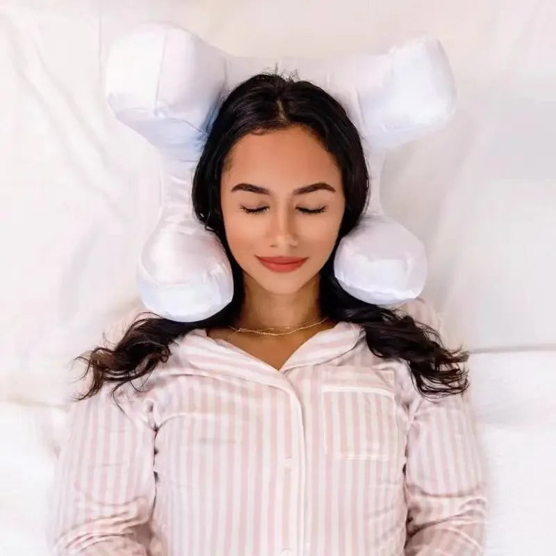 GlowContour™ — Grace & Glow Satin Silk Sleep Pillow for Flawless Face & Neck Alignment