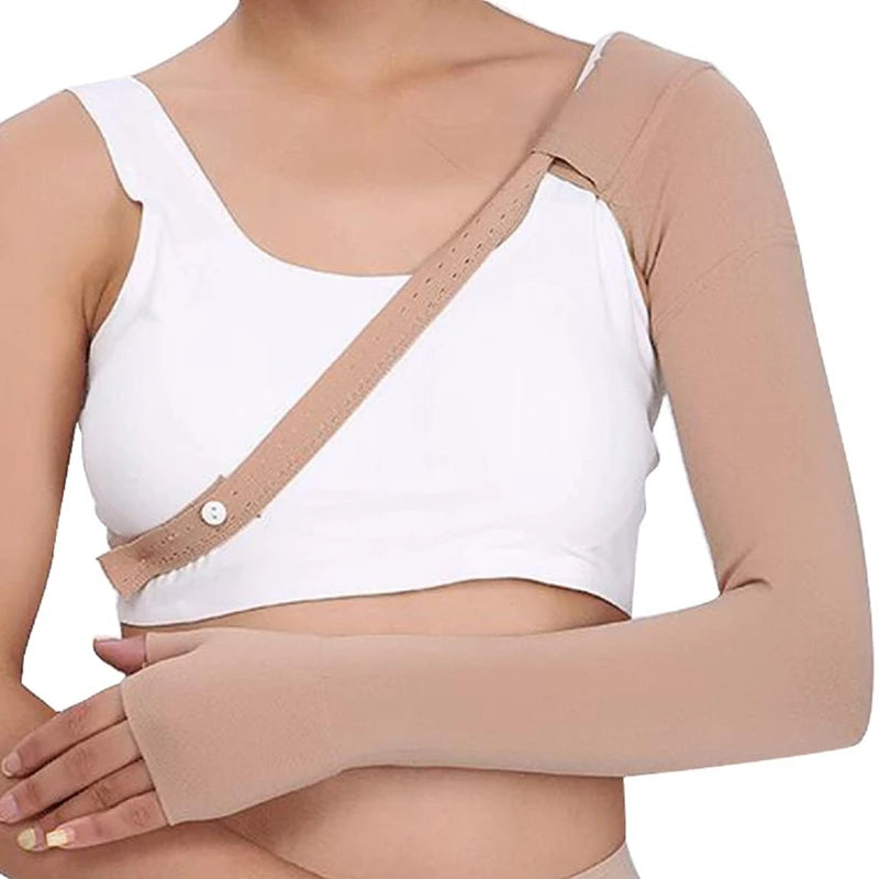 GlowRecover Sleeve™ – 30–40mmHg Compression Arm Sleeve for Swelling, Edema & Lymphatic Support