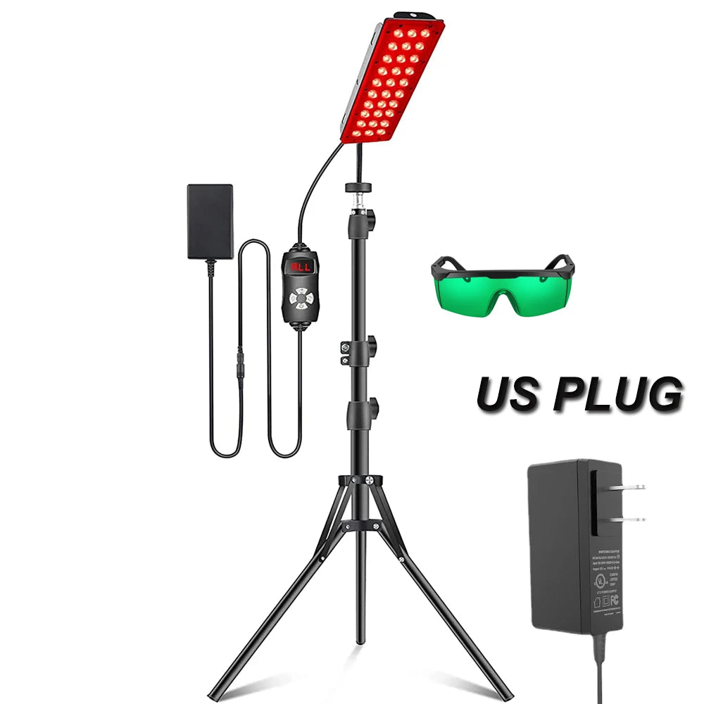 GlowAura™ – Red Light Therapy Lamp for Full Body, Face & Recovery