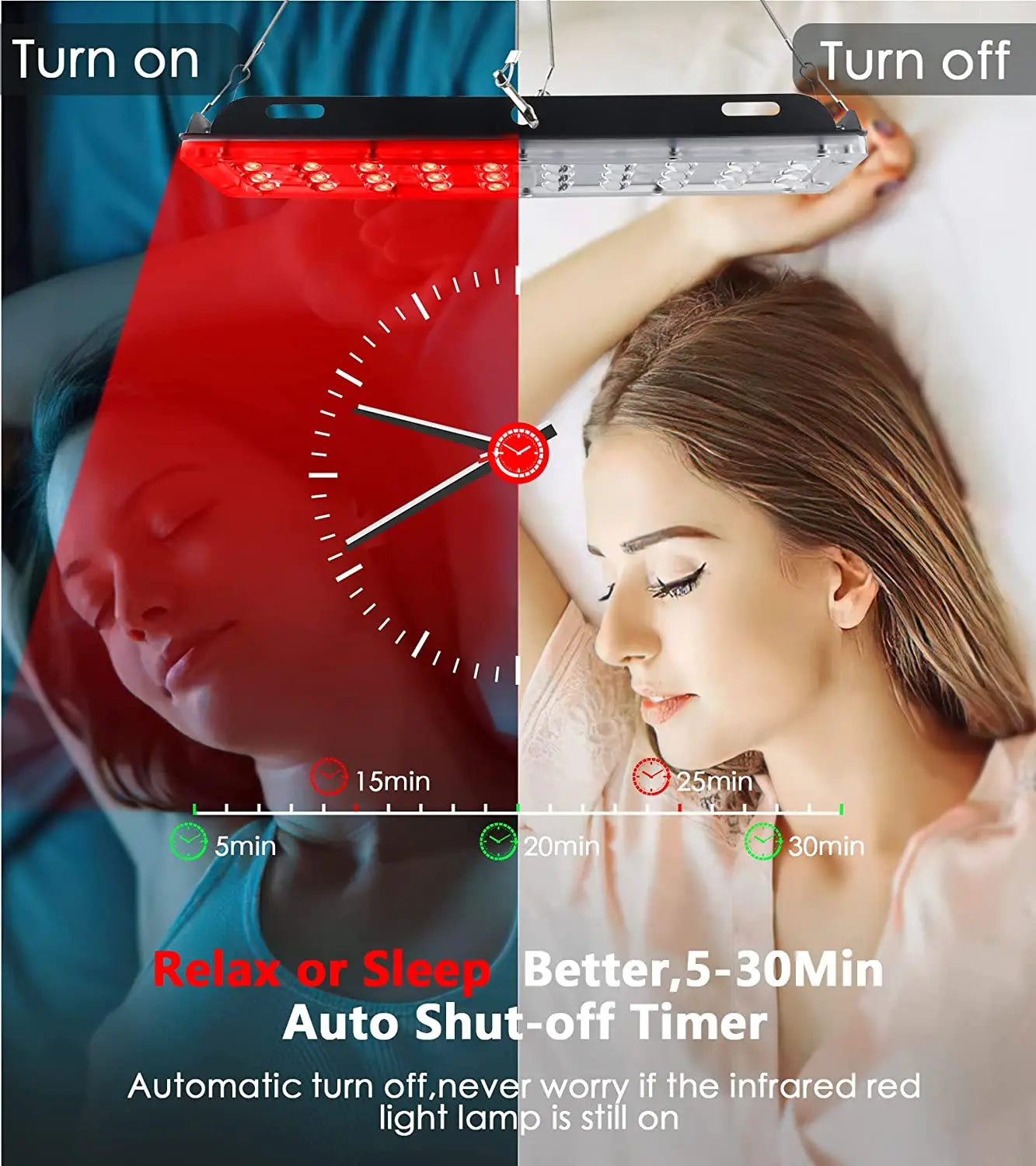 GlowAura™ – Red Light Therapy Lamp for Full Body, Face & Recovery