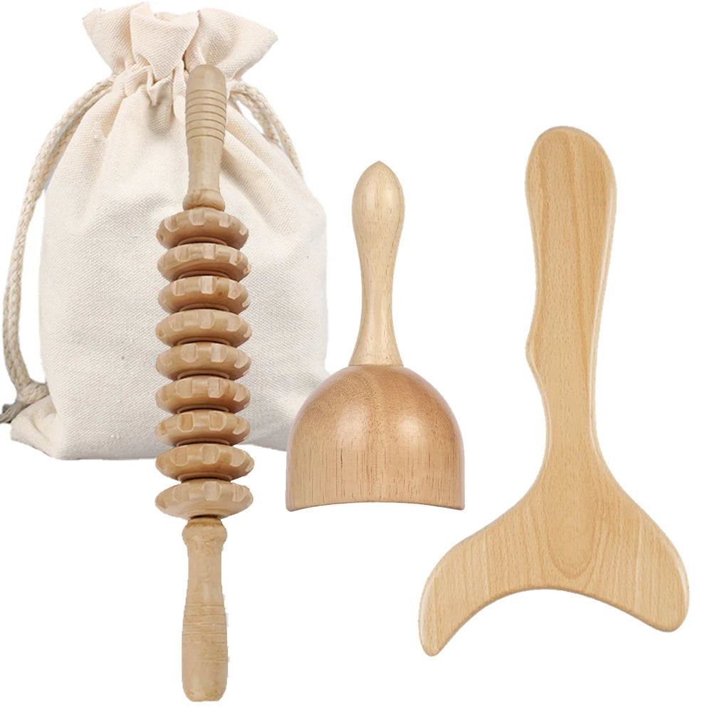 GlowWood™ Sculpting Therapy Tools - Body Contouring & Lymphatic Drainage Set