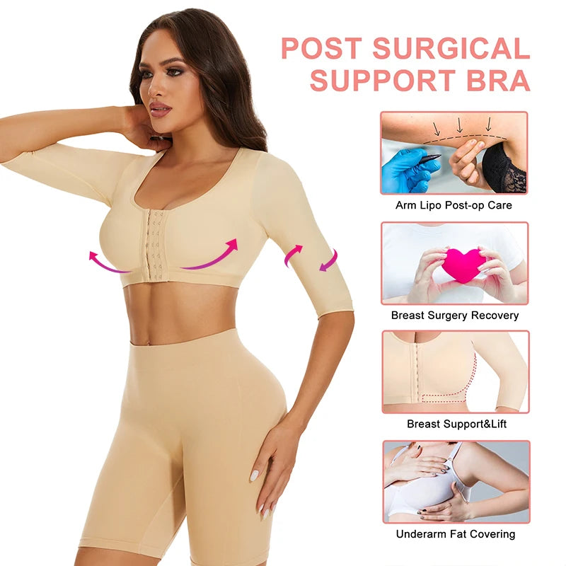 GlowSleeve™ – Lymphatic Arm Compression Top for Lipedema & Post-Surgery Support