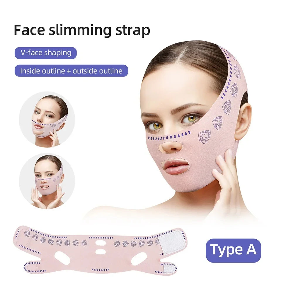 GlowLift™ – V-Line Face Sculpting Strap for Chin, Cheek & Jawline Contour | Grace & Glow Method™