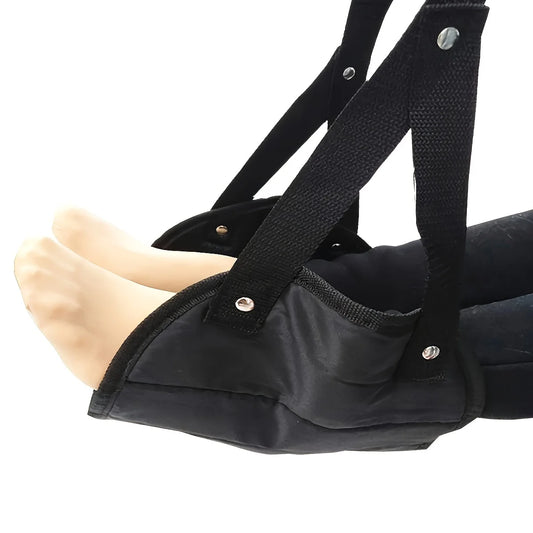 GlowFloat™ – Portable Foot Hammock for Circulation & Travel Comfort