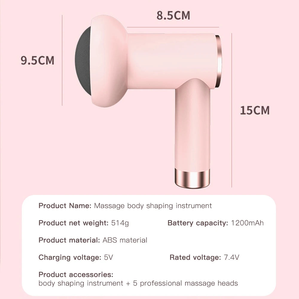 GlowMassage™ Deep Tissue Sculptor  Electric Percussion Massager for Cellulite, Pain Relief & Lymphatic Drainage