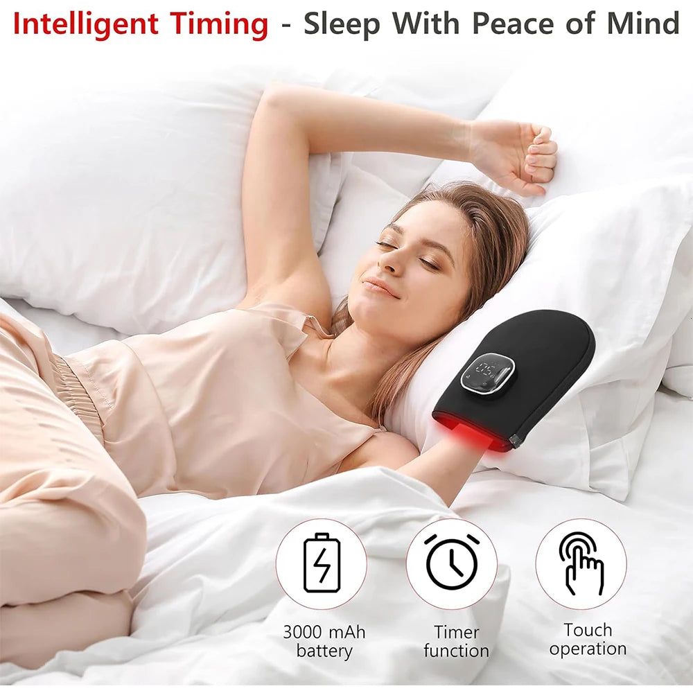 GlowGlove™ — Red Light Therapy Gloves for Hand Circulation & Relief