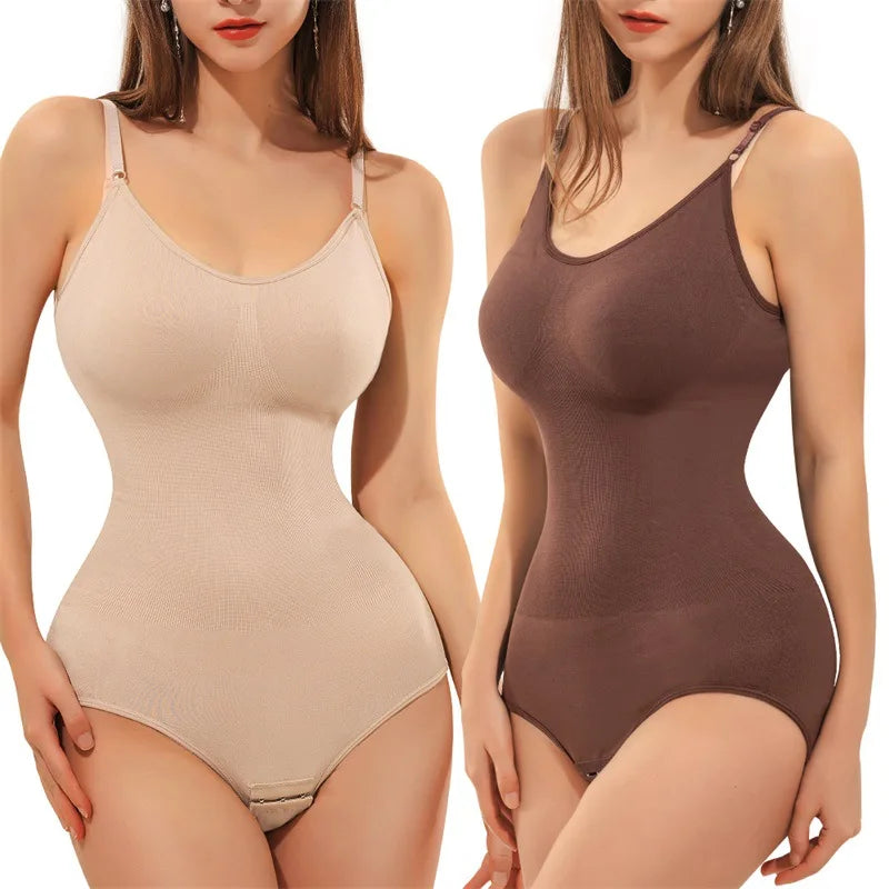 GlowBody™ – Seamless Daily Compression Bodysuit for Toning, Posture & Graceful Shaping