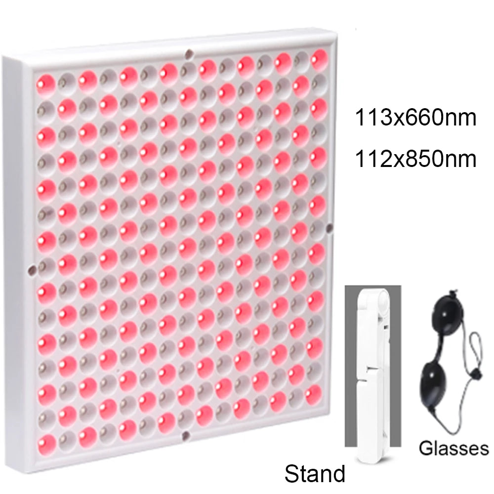 GlowVibe™ – Red & Infrared LED Therapy Panel for Skin Rejuvenation & Circulation