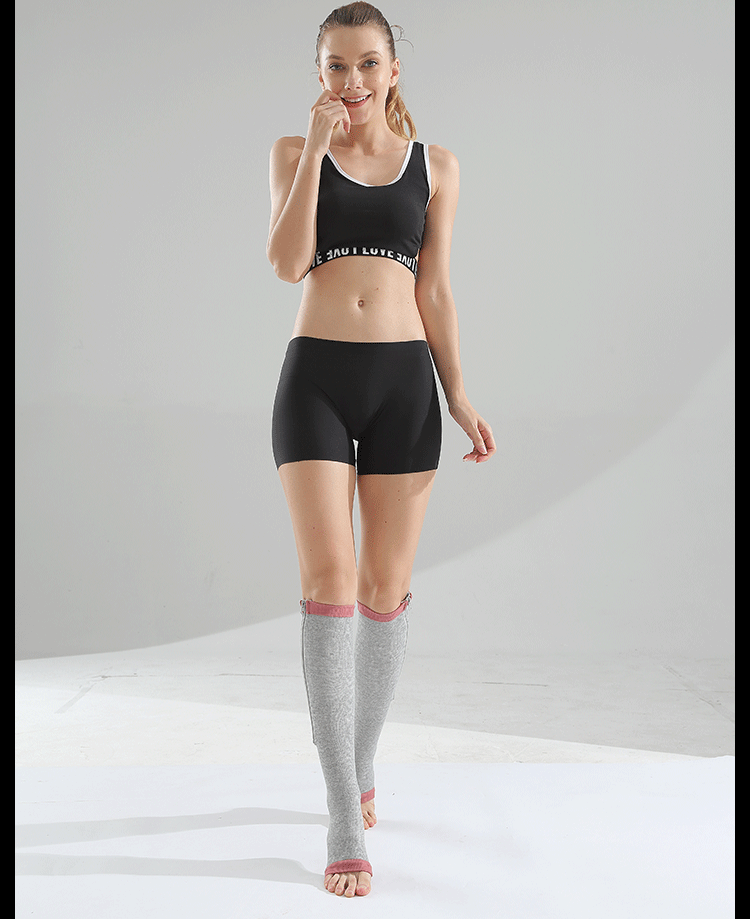 GlowSocks™ Open-Toe – Zipper Compression Socks for Circulation, Swelling & Daily Relief