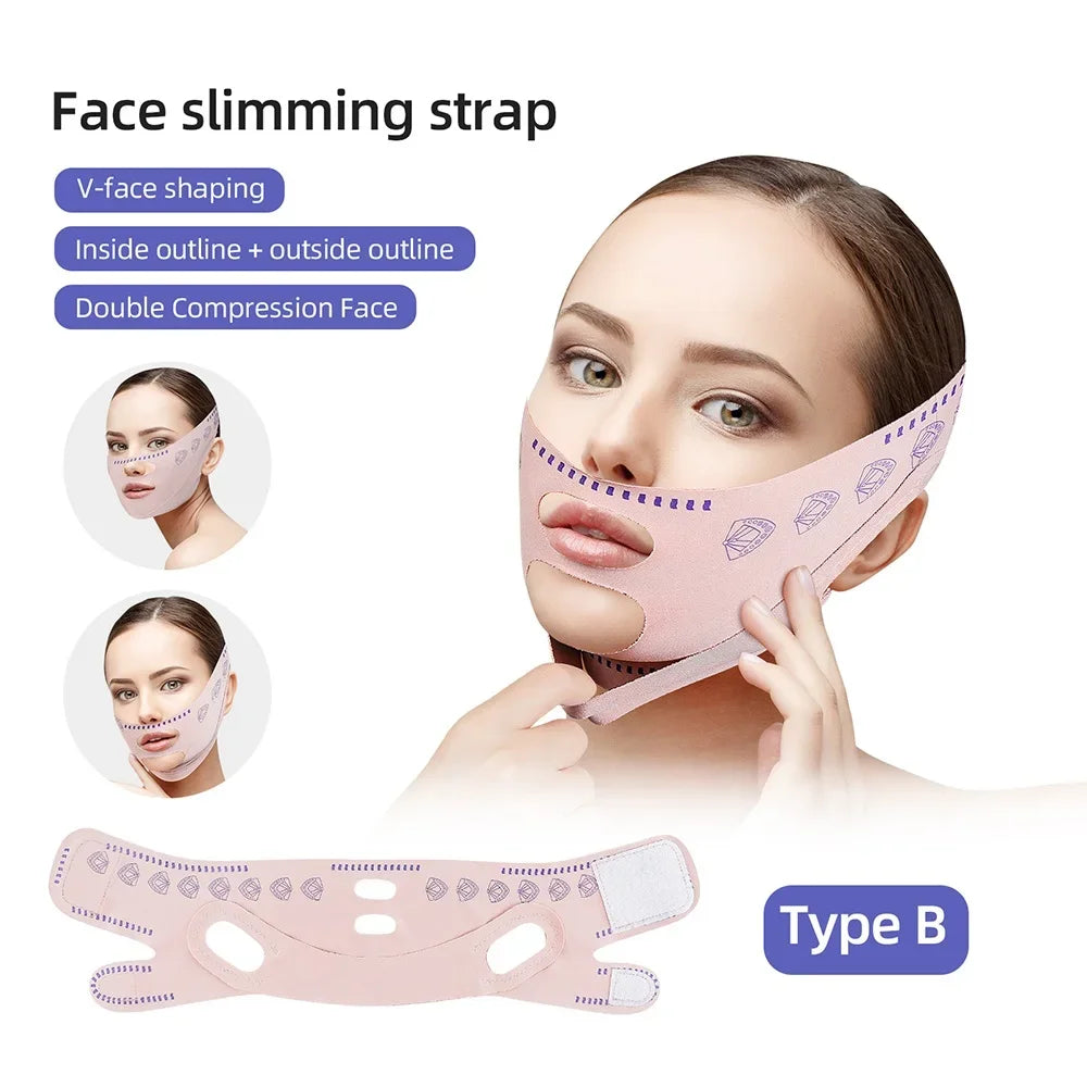 GlowLift™ – V-Line Face Sculpting Strap for Chin, Cheek & Jawline Contour | Grace & Glow Method™