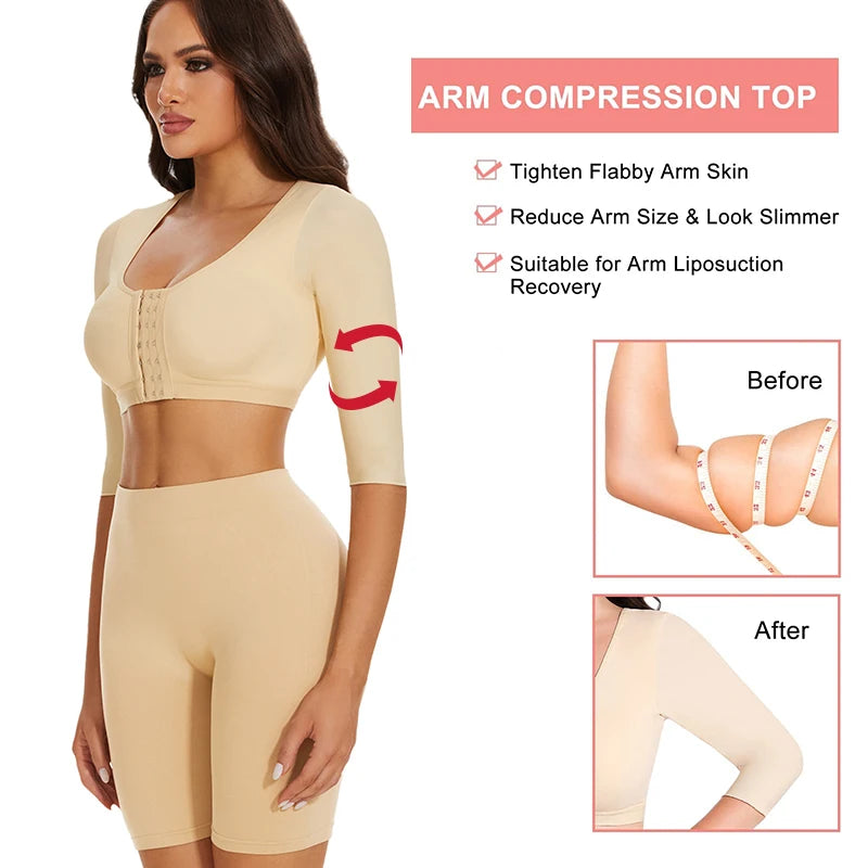 GlowSleeve™ – Lymphatic Arm Compression Top for Lipedema & Post-Surgery Support
