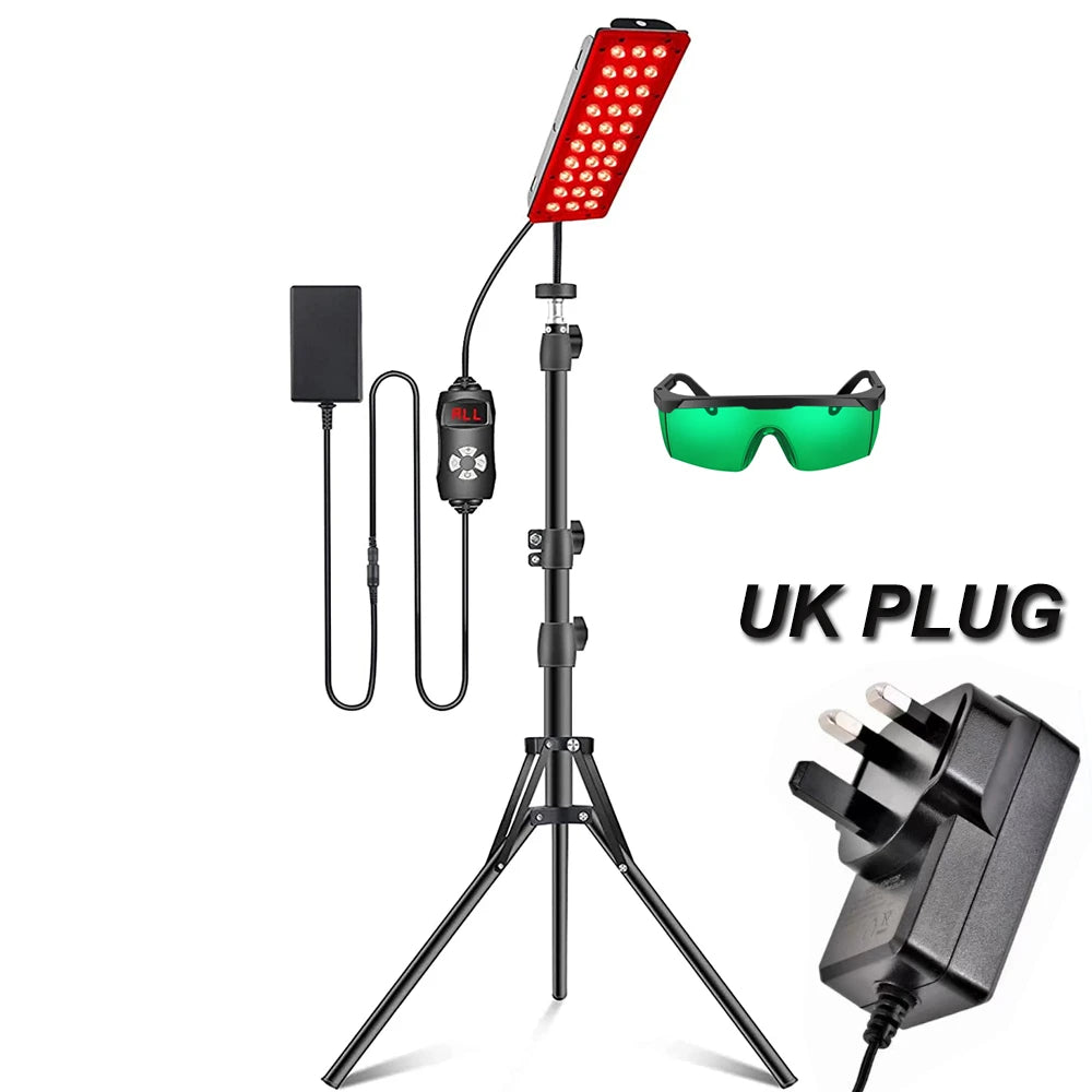GlowAura™ – Red Light Therapy Lamp for Full Body, Face & Recovery