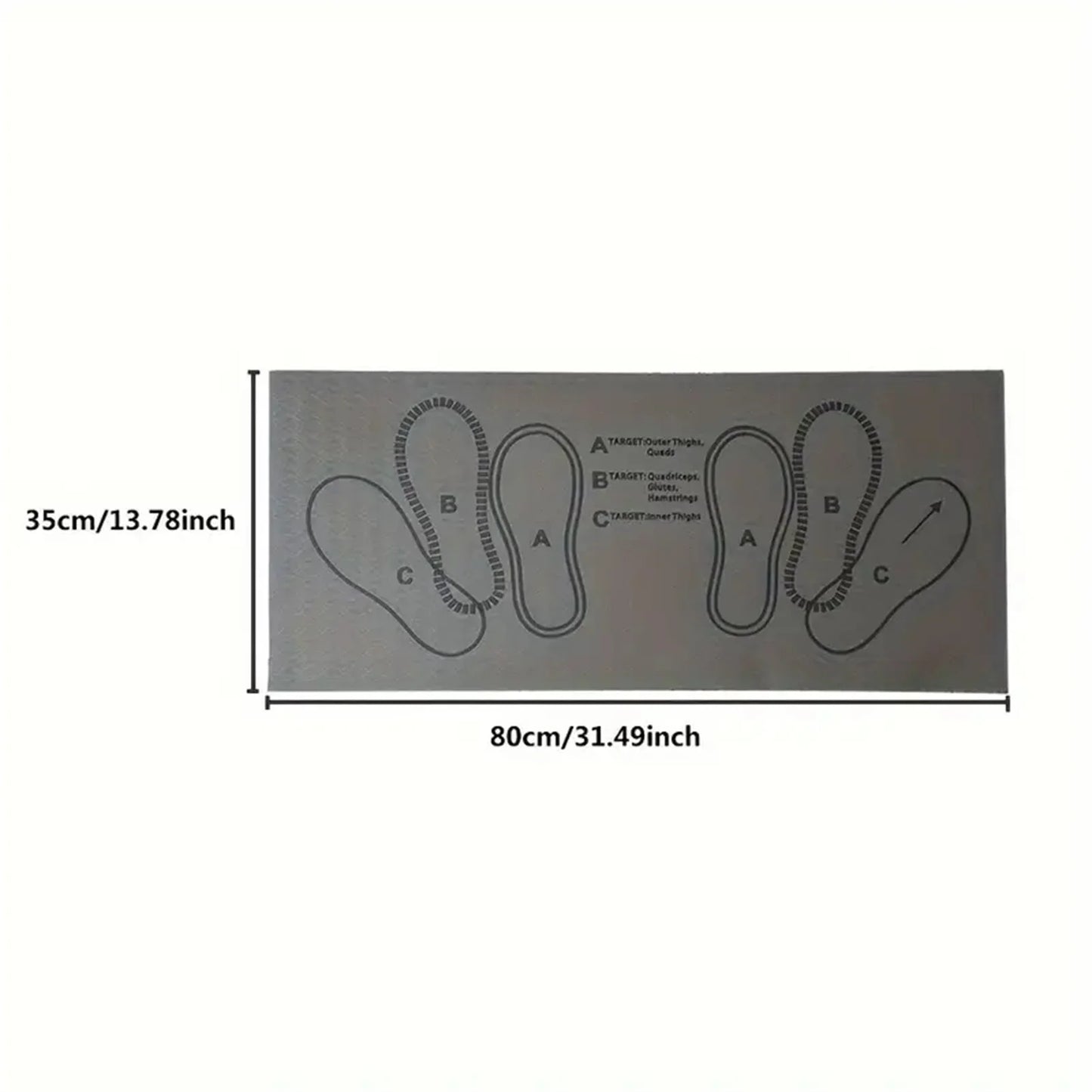 GlowForm™ – Position Guide Mat for Pilates, Leg Sculpting & Hip Alignment