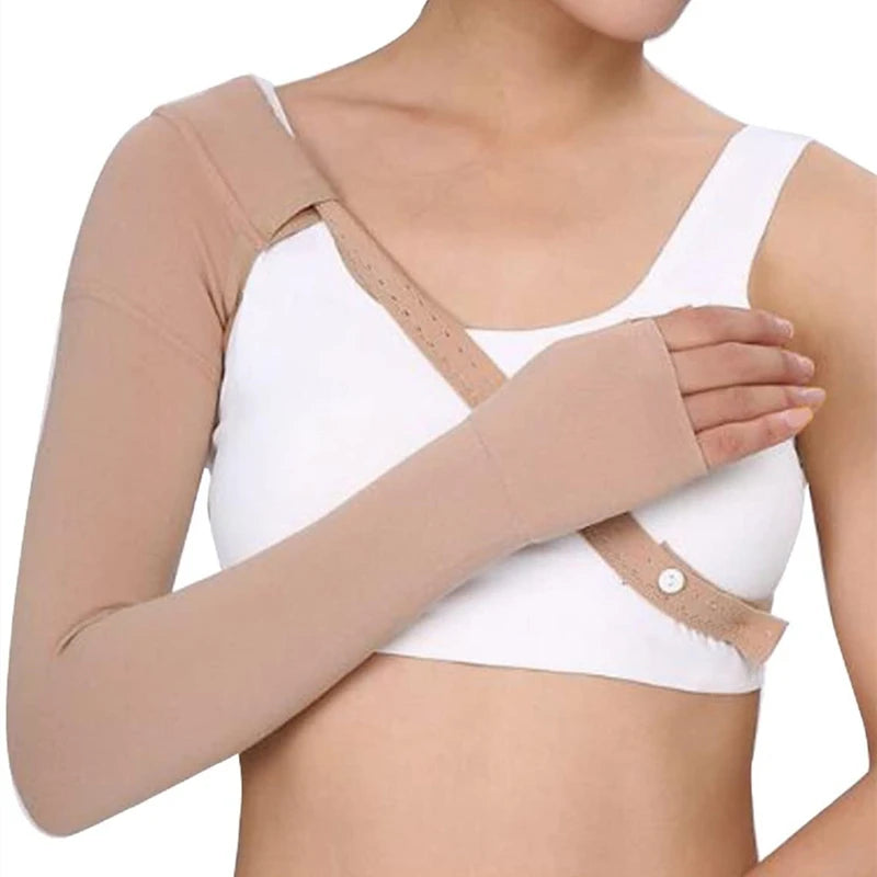 GlowRecover Sleeve™ – 30–40mmHg Compression Arm Sleeve for Swelling, Edema & Lymphatic Support