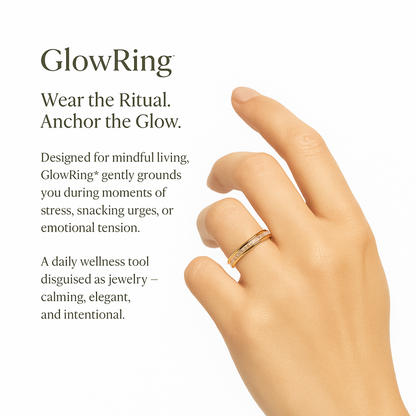 GlowRing™ – Spinner Slimming Ring for Stress Relief & Mindful Weight Loss