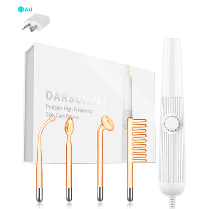 GlowPulse™ – High-Frequency Red Light Facial Wand for Acne, Collagen & Skin Clarity