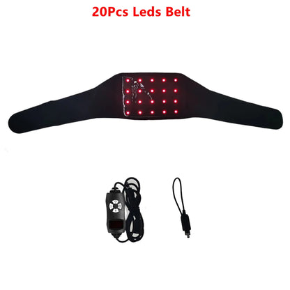 GlowWrap Pro™ – Red & Infrared Light Belt (660nm/850nm) for Pain Relief, Slimming & Lymphatic Detox