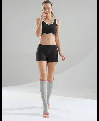 GlowSocks™ Open-Toe – Zipper Compression Socks for Circulation, Swelling & Daily Relief