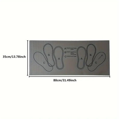 GlowForm™ – Position Guide Mat for Pilates, Leg Sculpting & Hip Alignment