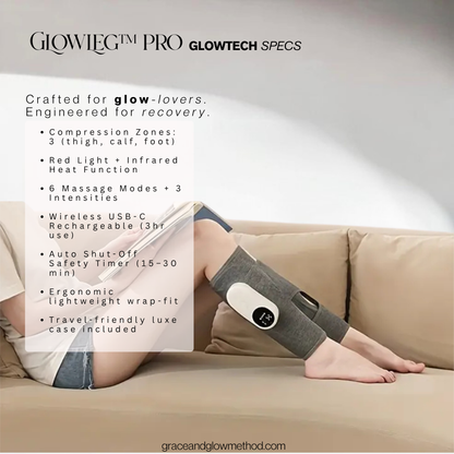 GlowLeg Pro™ – Women's Circulation & Recovery Massager with Heat & Compression